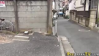 Asian relieves himself